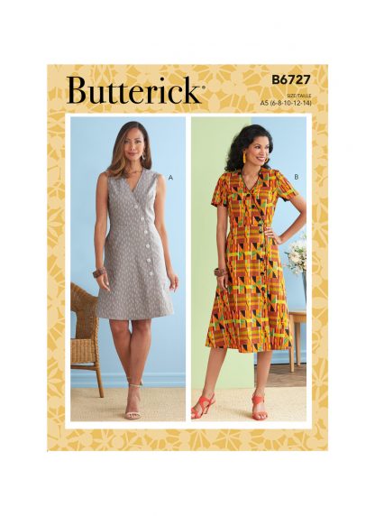 Butterick Dress B6727 - The Fold Line