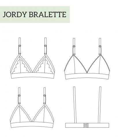 Emerald Erin Jordy Bralette PDF - The Fold Line