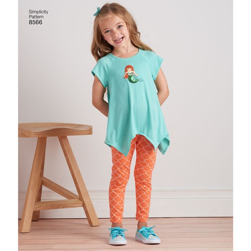 Simplicity Sewing Pattern D0835 / 8525 - Child and Girls' Knit Leggings,  Size: HH (3-4-5-6) : Buy Online at Best Price in KSA - Souq is now  : Arts & Crafts