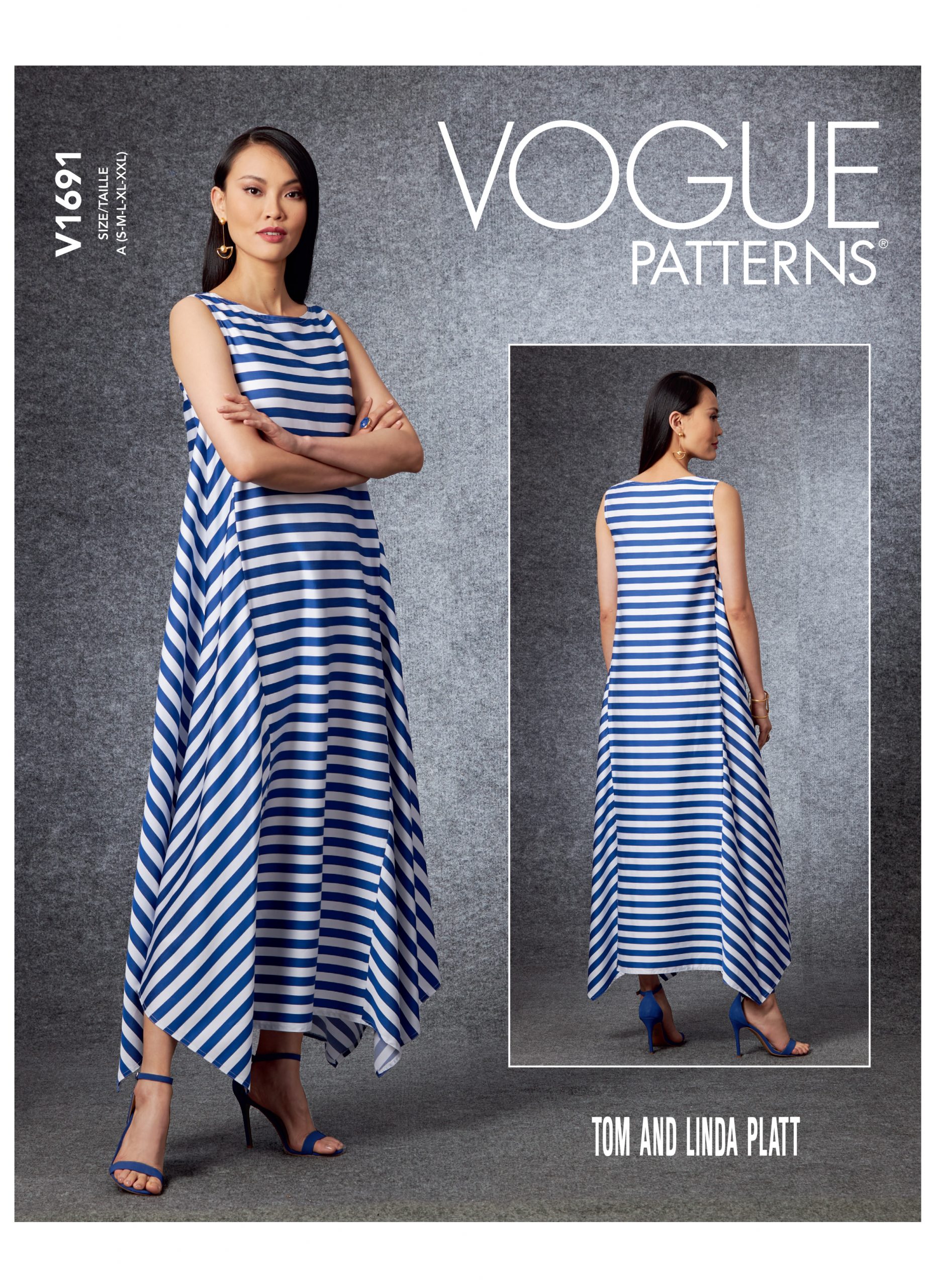 Vogue Dress V1691 - The Fold Line