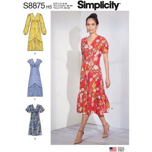 Simplicity Dress S8875 - The Fold Line