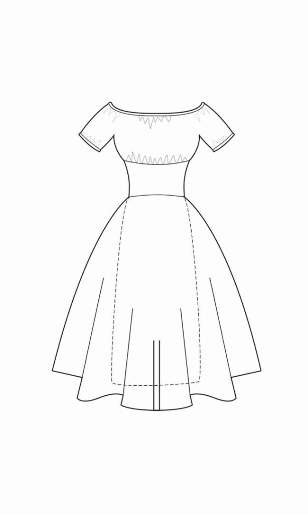 Sew La Di Da Vintage French Gypsy Dress - The Fold Line