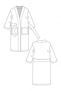 Named Lahja Unisex Dressing Gown - The Fold Line