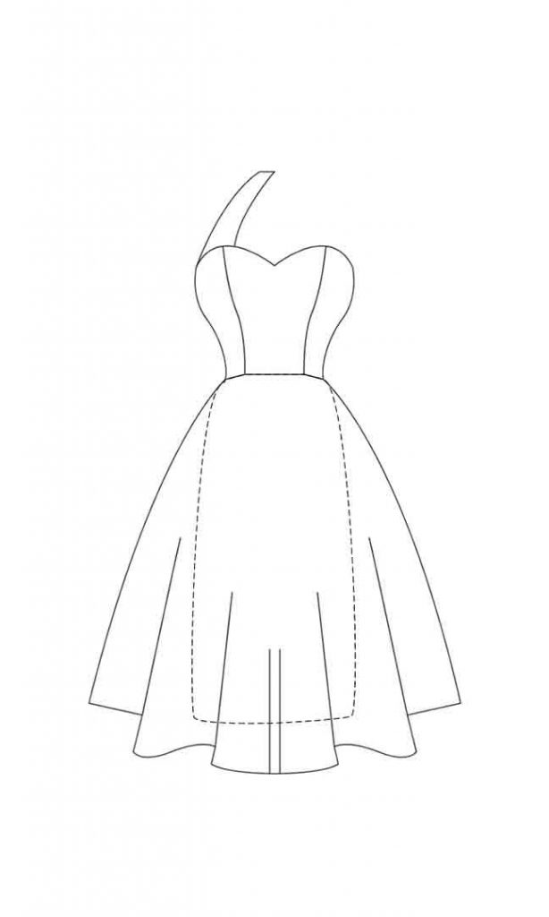 Sew La Di Da Vintage Audrey Dress - The Fold Line
