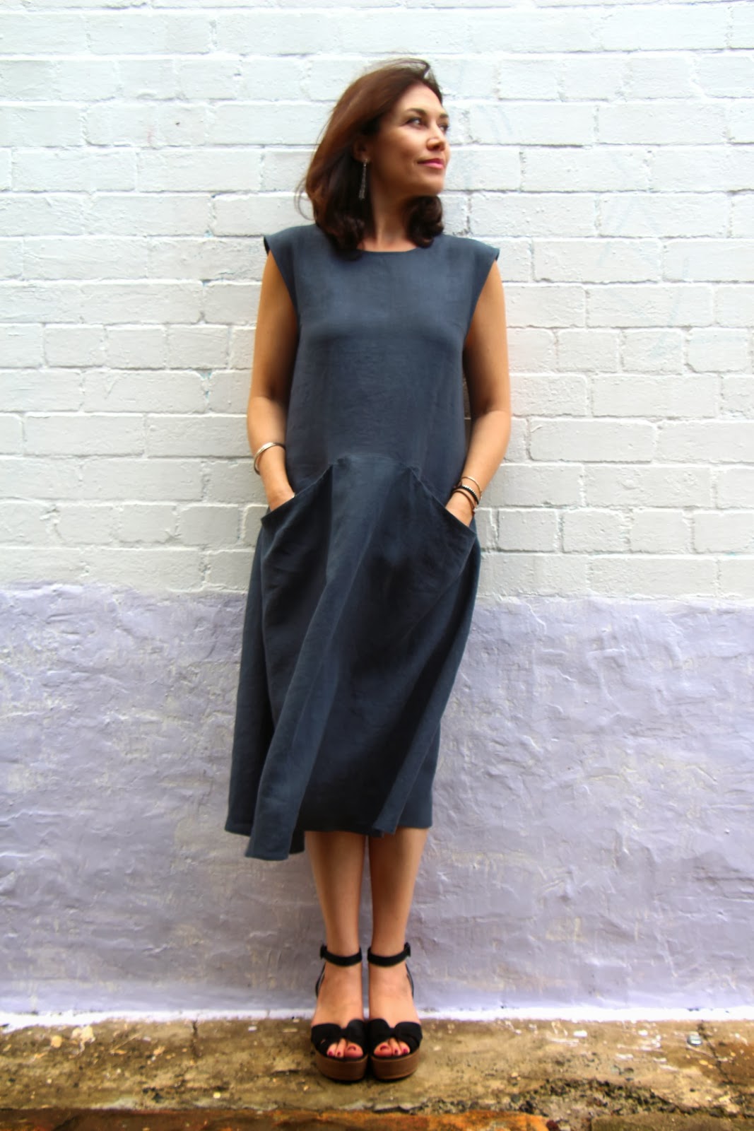 Buy the Pia Dress sewing pattern from Tessuti Fabrics on The Fold Line.