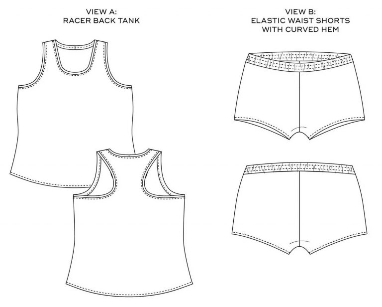 Sew DIY Summer Sweatsuit - The Fold Line