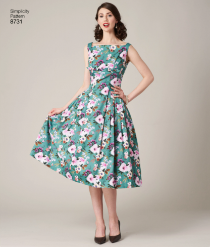 Simplicity Vintage Dress and Coat S8731 - The Fold Line