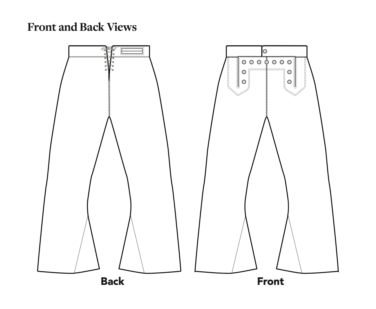 Making Fitting Adjustments to the 229 Sailor Pants - Folkwear