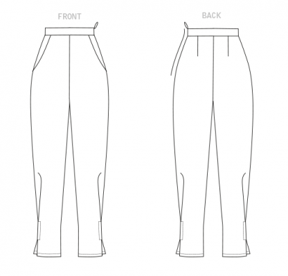 Vogue Trousers V1729 - The Fold Line