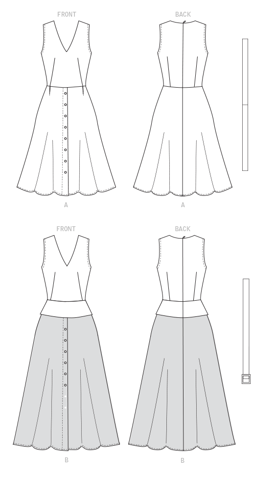 Butterick Dress B6759 - The Fold Line