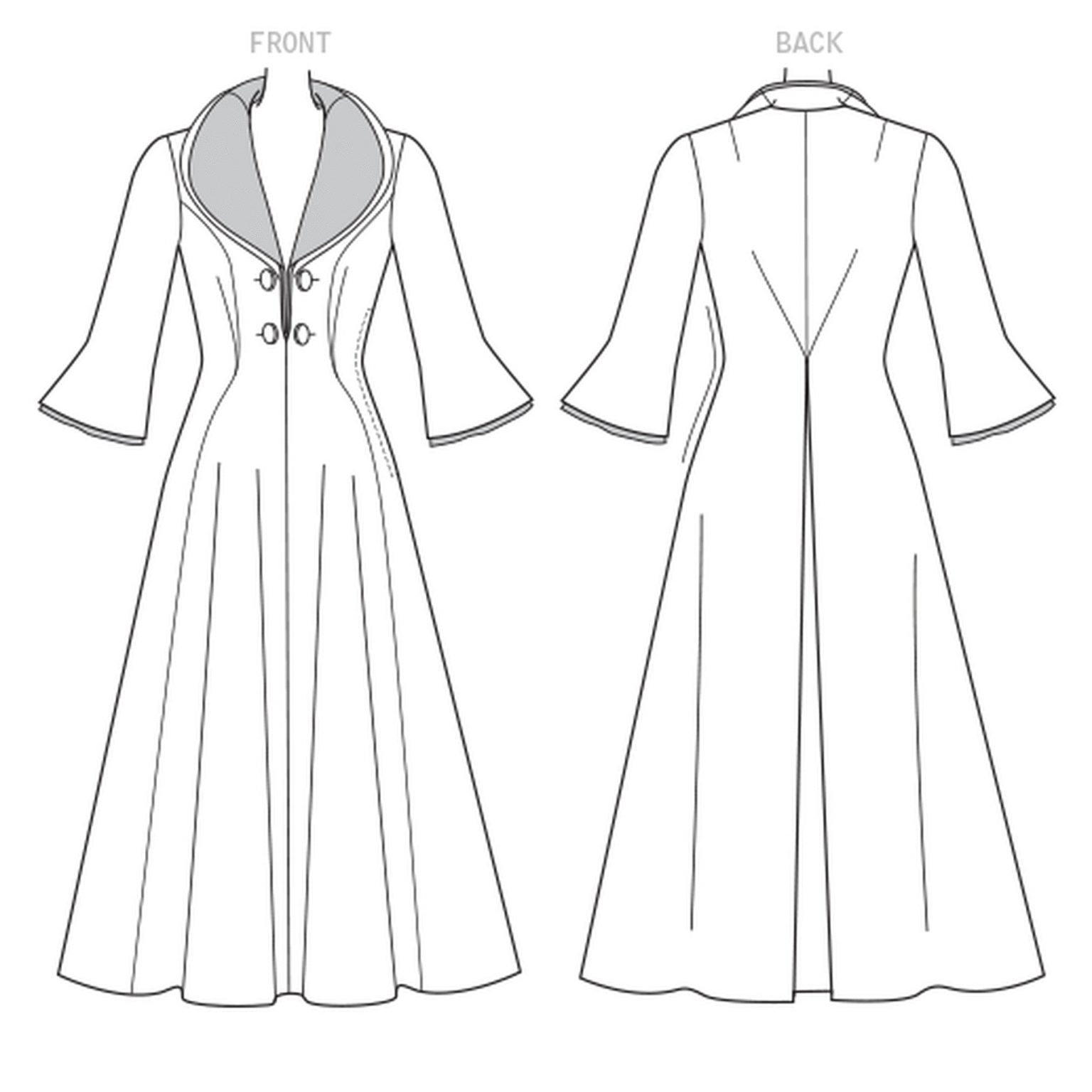Vogue Vintage Dress V1738 - The Fold Line