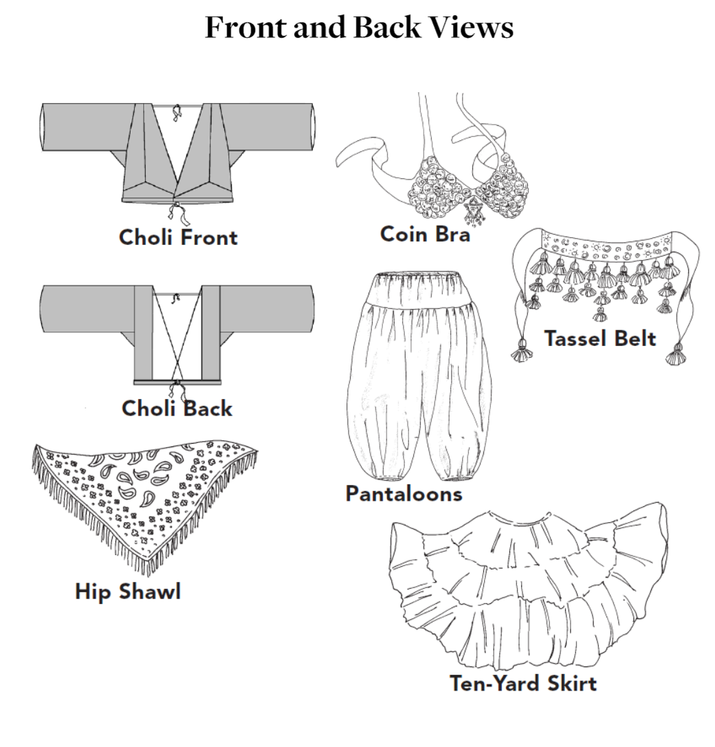 Super Easy Belly Dance Pants - free pattern & tutorial - Sew Guide