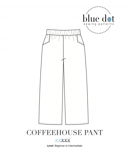 Blue Dot Patterns Coffeehouse Pant - The Fold Line
