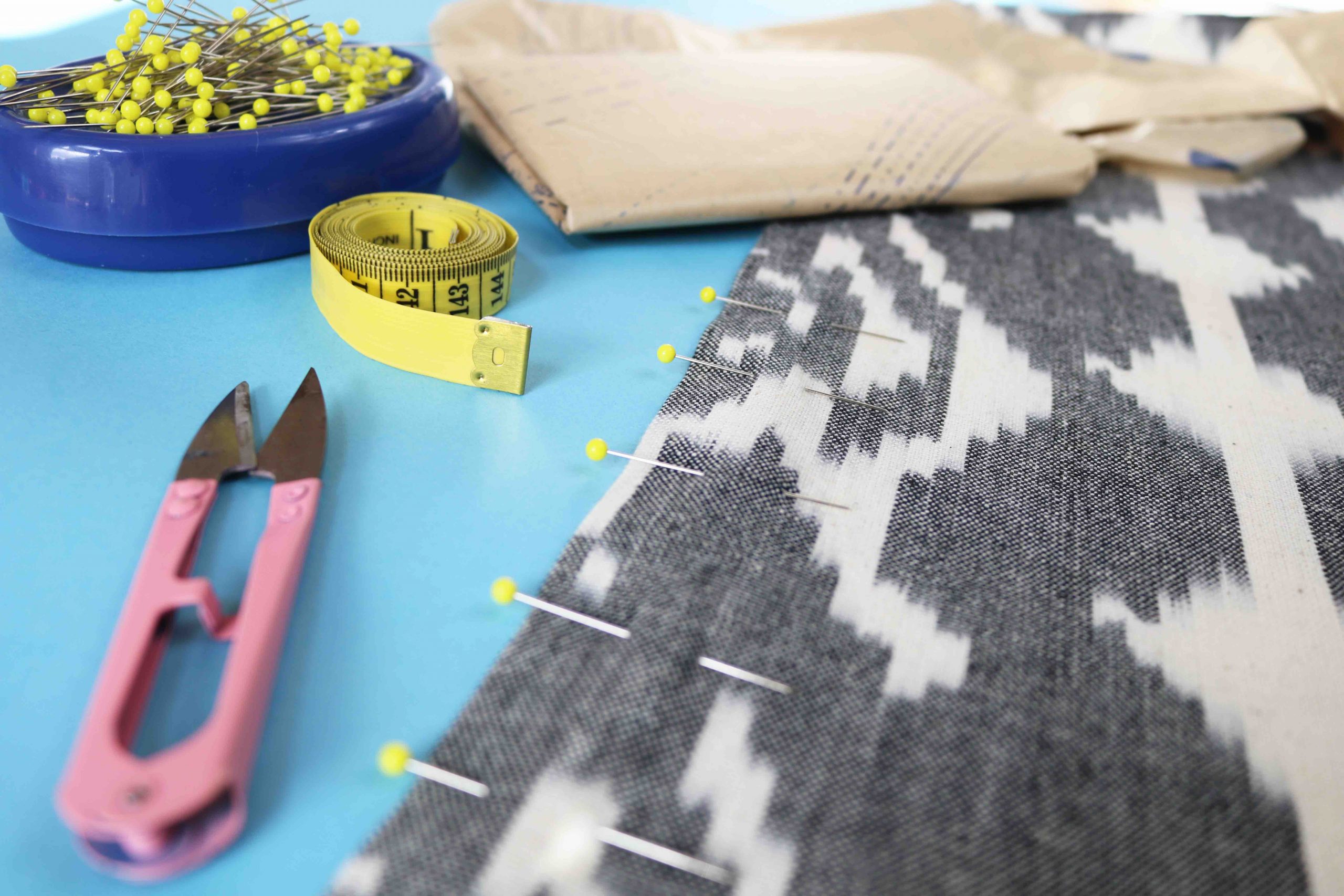 Cut Out Pattern Pieces Faster with Fabric Weights