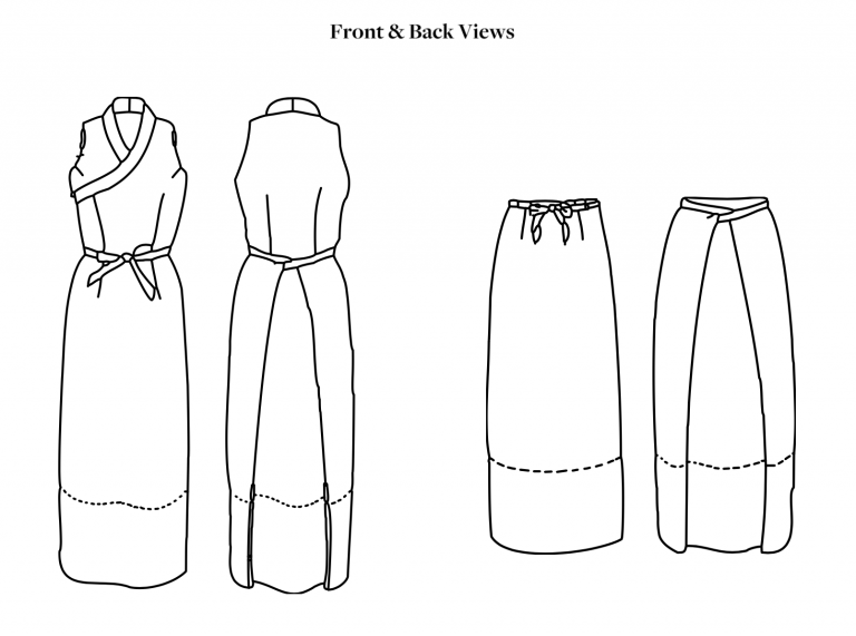 Folkwear 131 Tibetan Chupa - The Fold Line