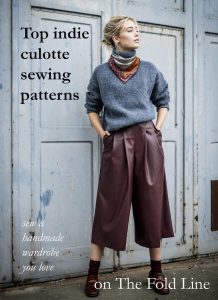Top indie culotte sewing patterns for Summer - The Fold Line