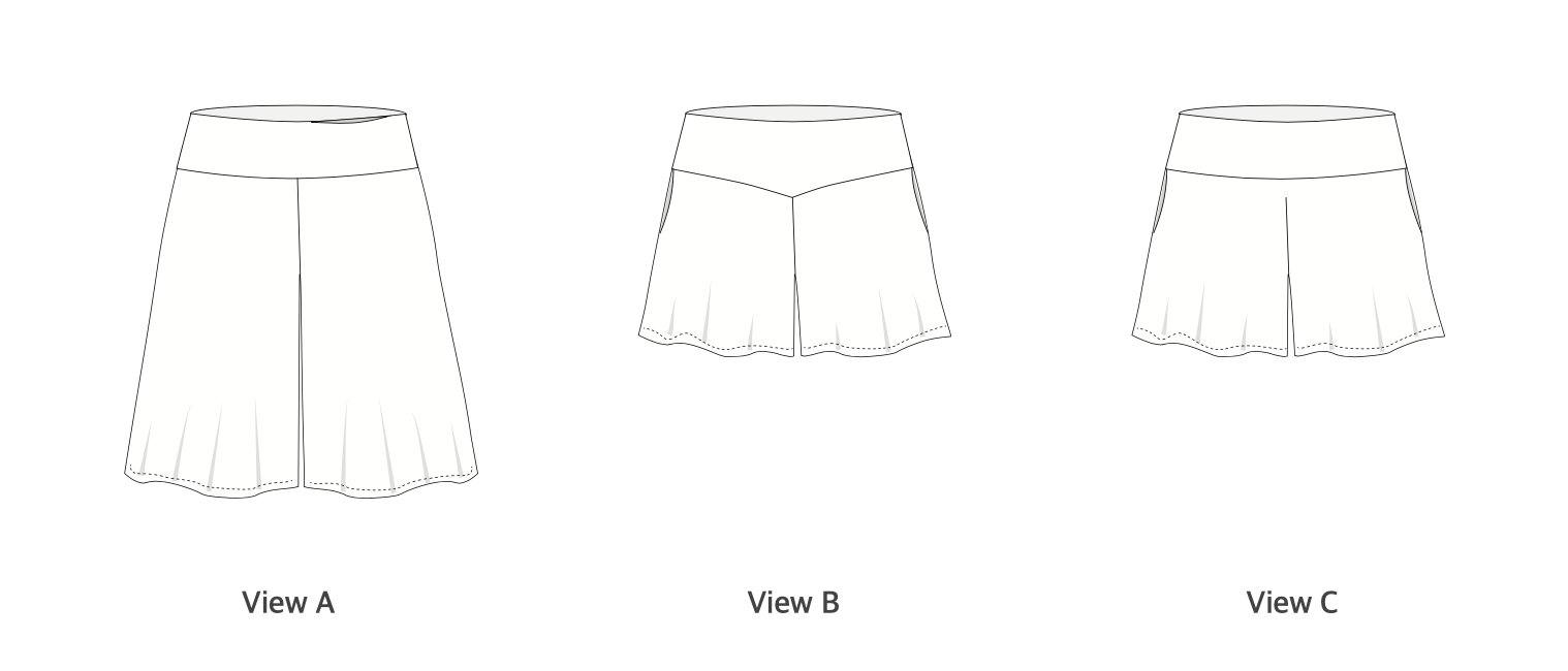 Sinclair Patterns Cleo Shorts and Culottes - The Fold Line
