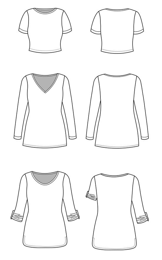 Cashmerette Concord T-shirt - The Fold Line