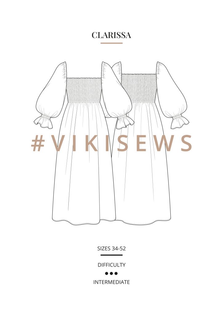 Vikisews Clarissa Dress - The Fold Line