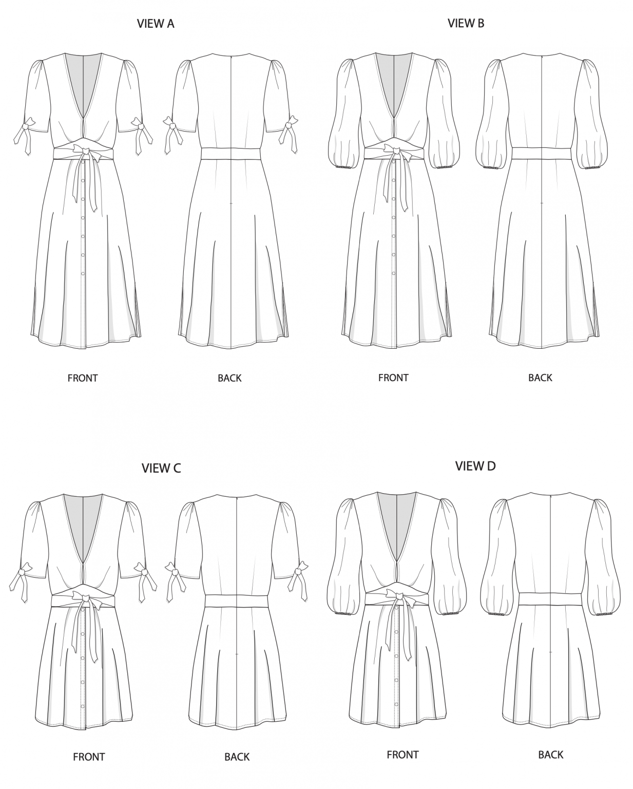 Marsha Style Sia Dress - The Fold Line