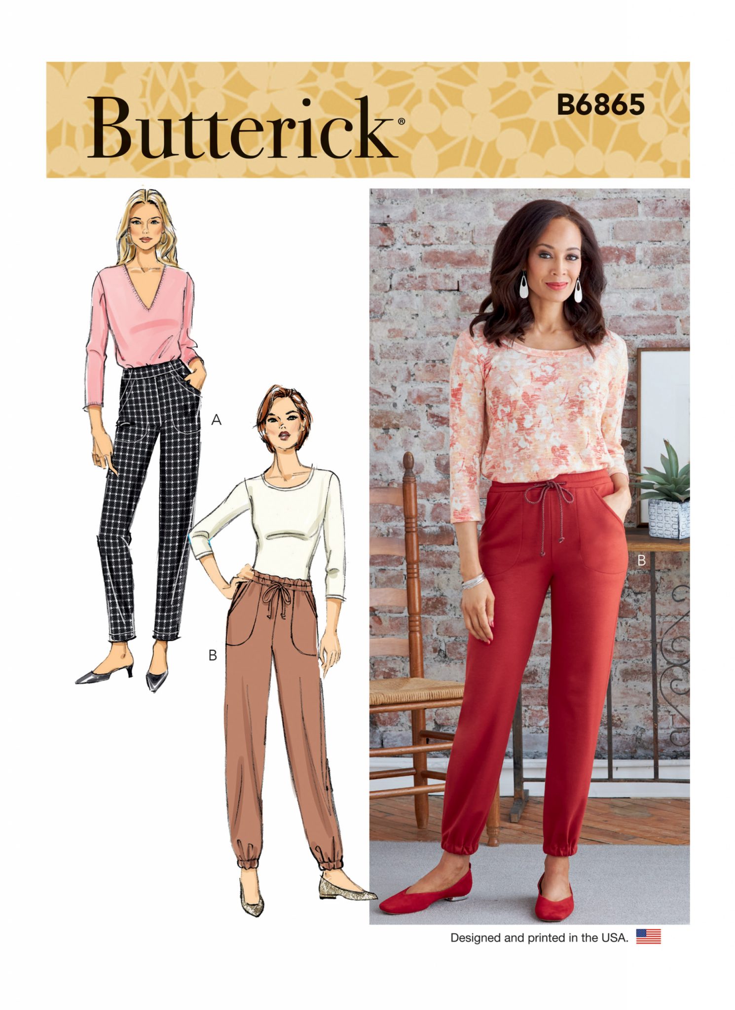 Butterick Trousers B6865 - The Fold Line