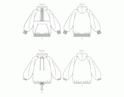 Vogue Sweatshirt V1826 - The Fold Line