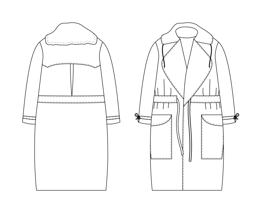 Ready to Sew Jack Trench Coat - The Fold Line