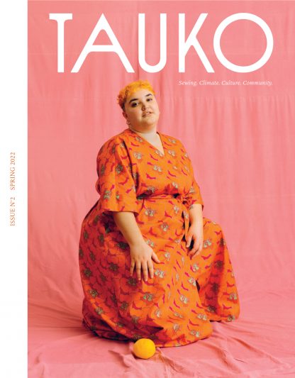 A sewing pattern magazine from Tauko on The Fold Line. A magazine with 10 patterns to make, such as dresses, wrap dresses, shirt dresses, cargo trousers, shirts, and tops, fitting all sizes and body shapes.