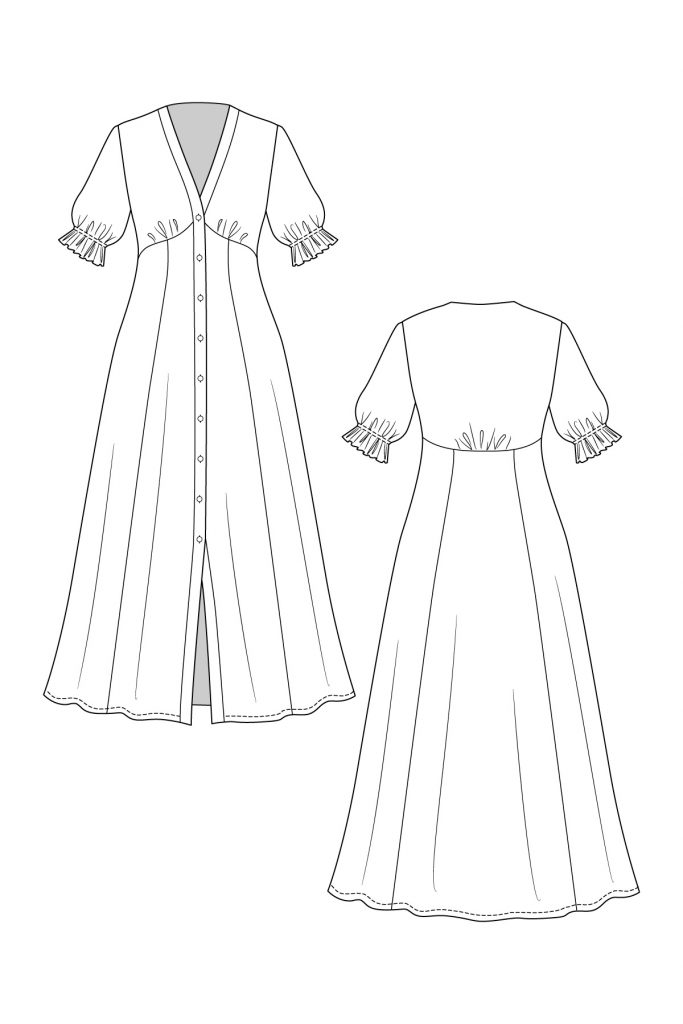 Named Taika Blouse Dress - The Fold Line