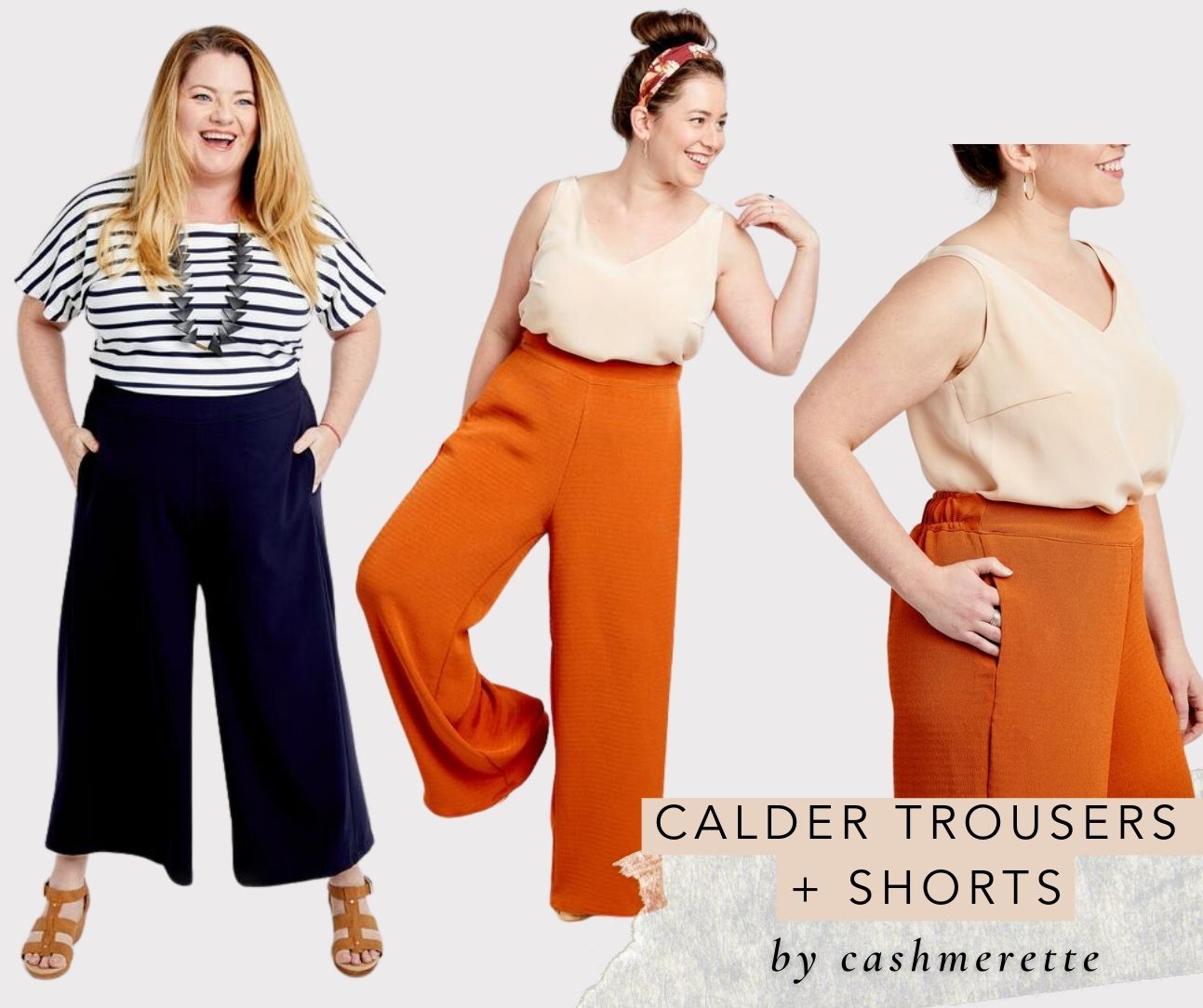 Indie Pattern Comparison  Elastic Waist Pants - Style Maker Fabrics