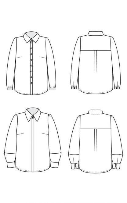 Cashmerette Vernon Shirt - The Fold Line