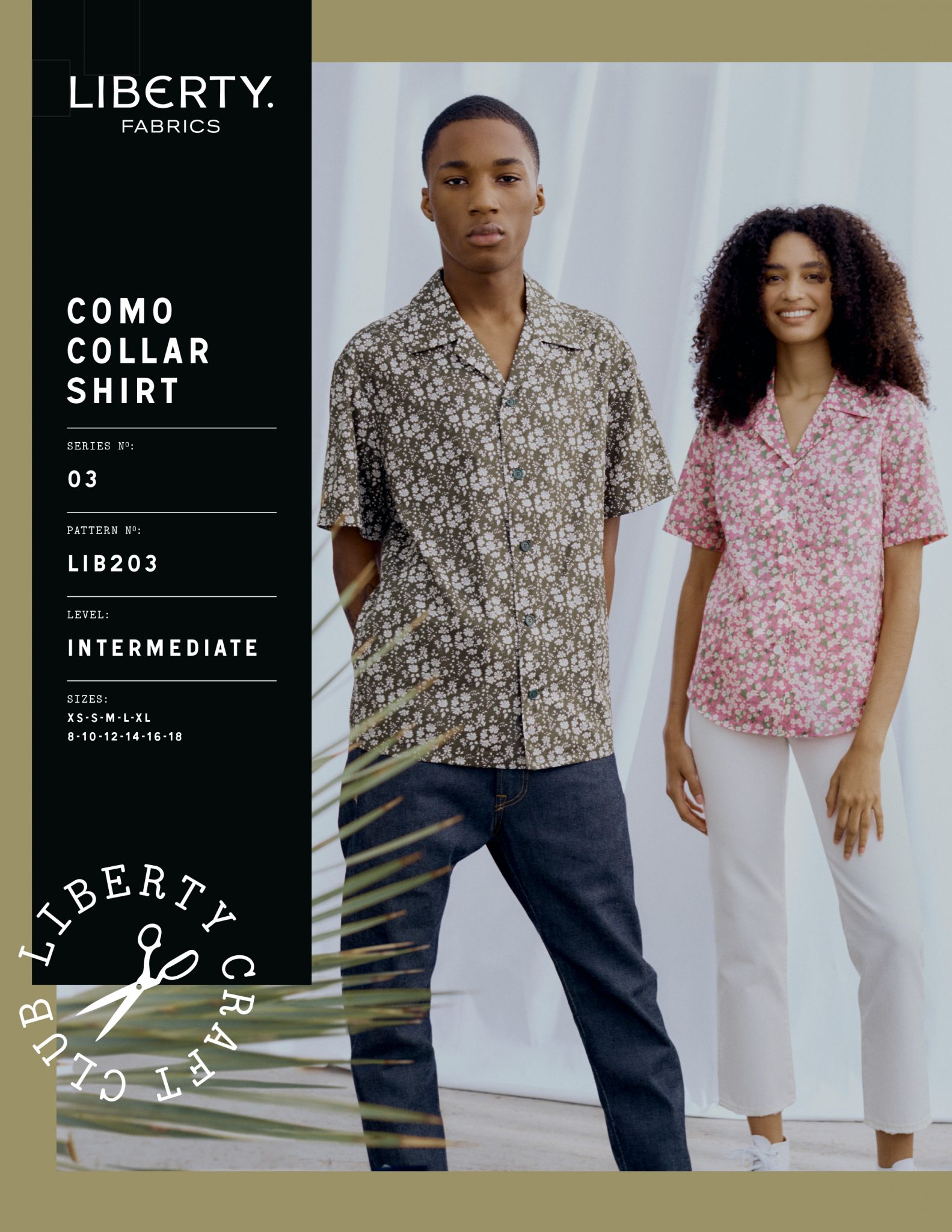 Liberty Sewing Patterns Unisex Como Shirt - The Fold Line