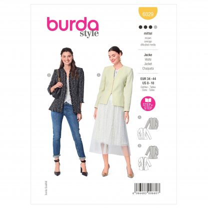 Burda Jacket 6029 - The Fold Line