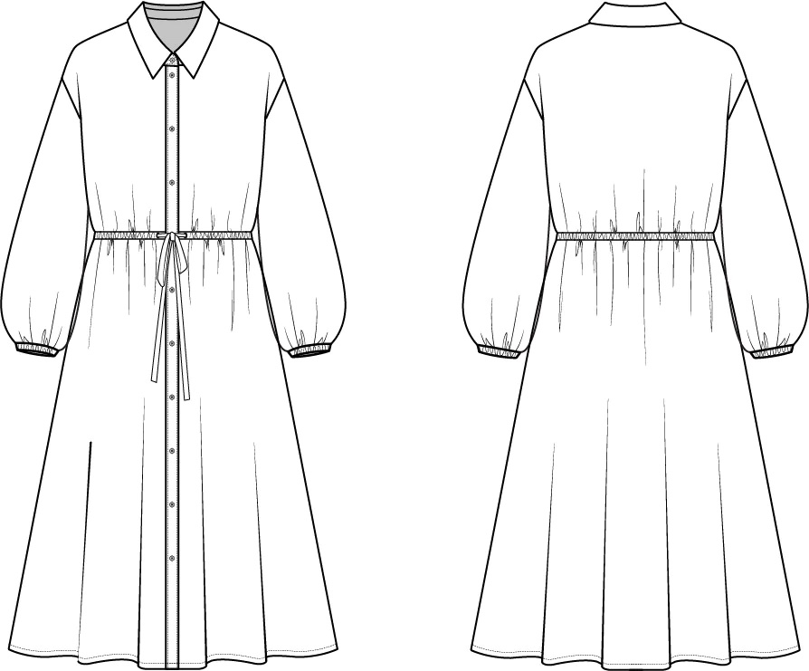 Bara Studio Lou Shirt Dress - The Fold Line