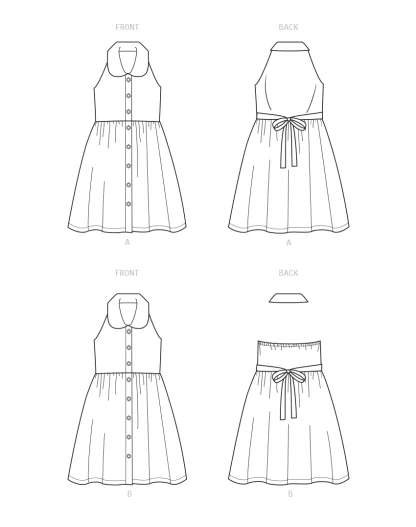 Drop Waist Dress For Kids Girls - Free Sewing Pattern (Sizes 1-14 Years) -  Do It Yourself For Free