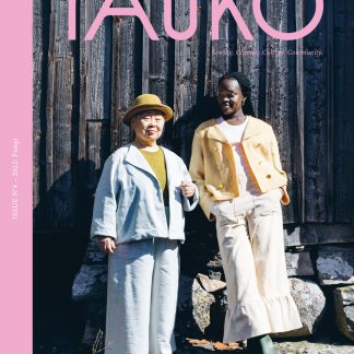 A sewing pattern magazine from Tauko on The Fold Line. A magazine with 10 patterns to make, such as trousers, jackets, blouses, skirts, dresses, tops and neck warmer and wrist cuffs, fitting all sizes and body shapes.