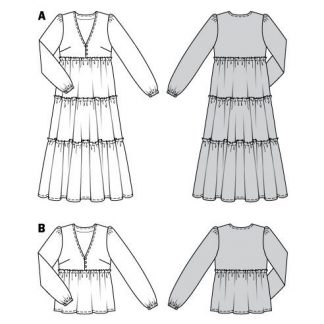 Burda Dress and Blouse 6023 - The Fold Line