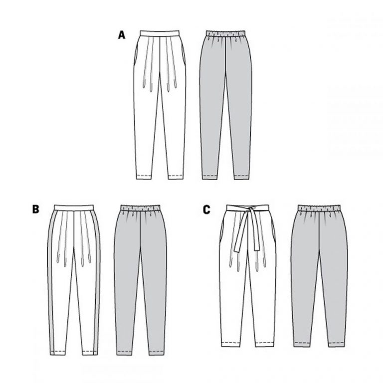 Burda Trousers 6110 - The Fold Line