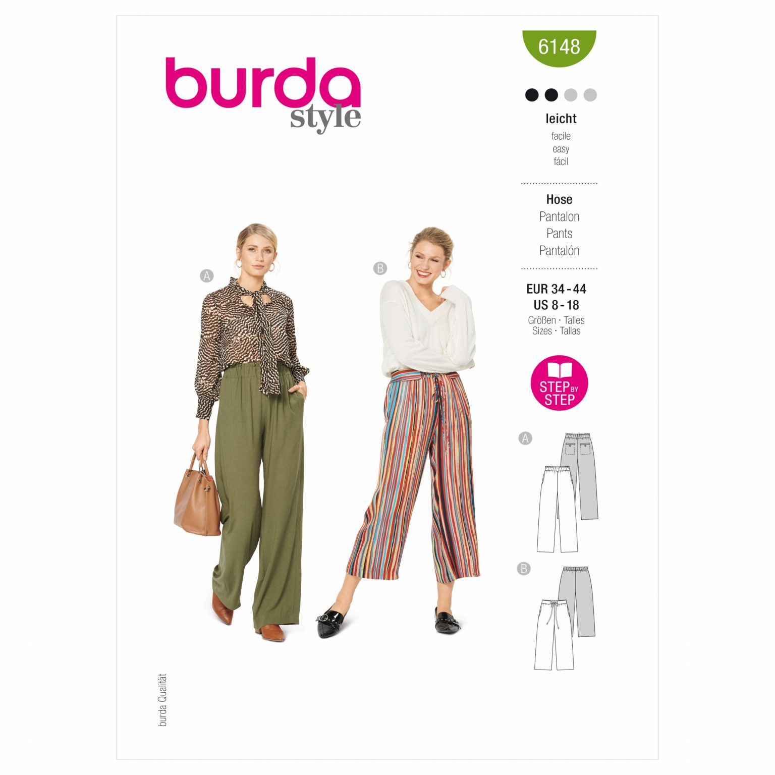 Burda Trousers 6148 - The Fold Line