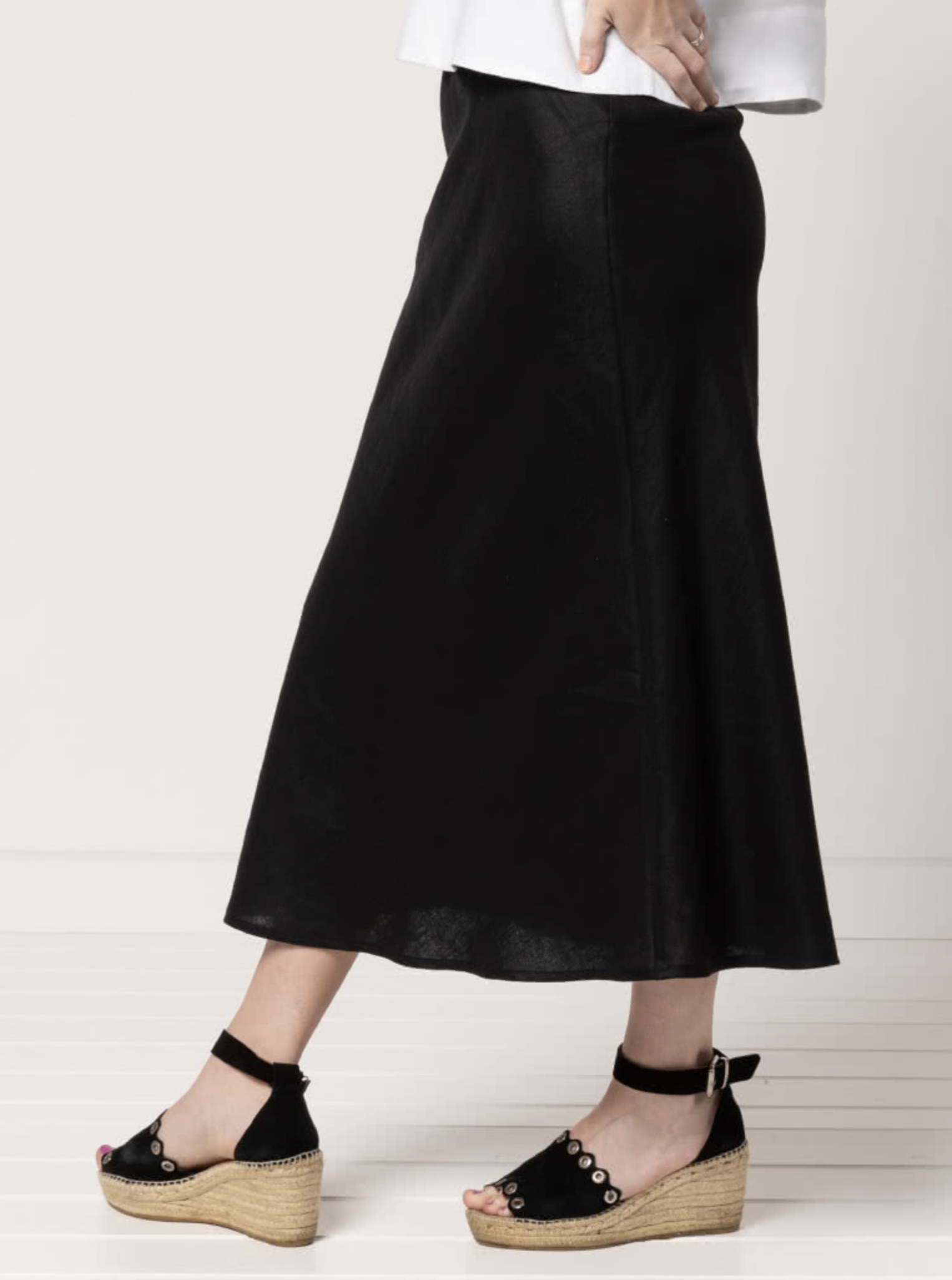 Style Arc Genoa Bias Cut Skirt - The Fold Line