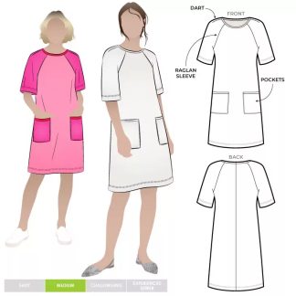 Style Arc Mary Shift Dress - The Fold Line