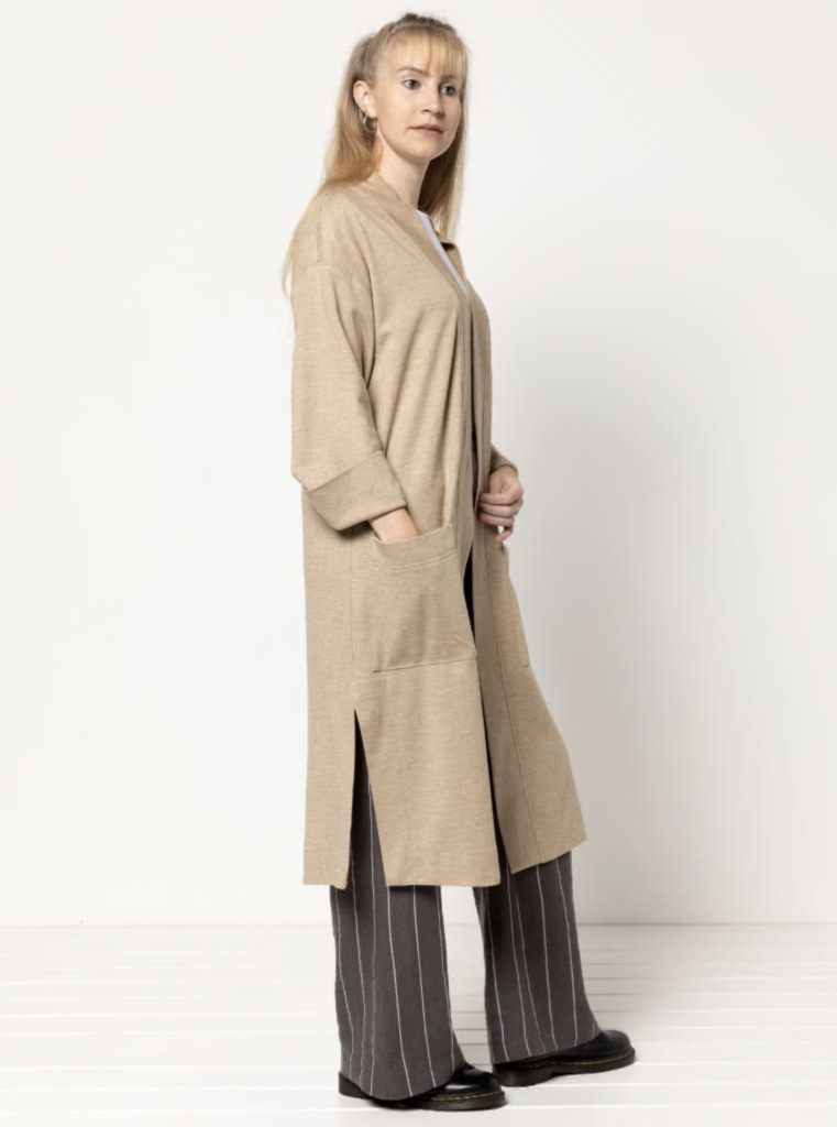 Style Arc Sigrid Knit Coat - The Fold Line