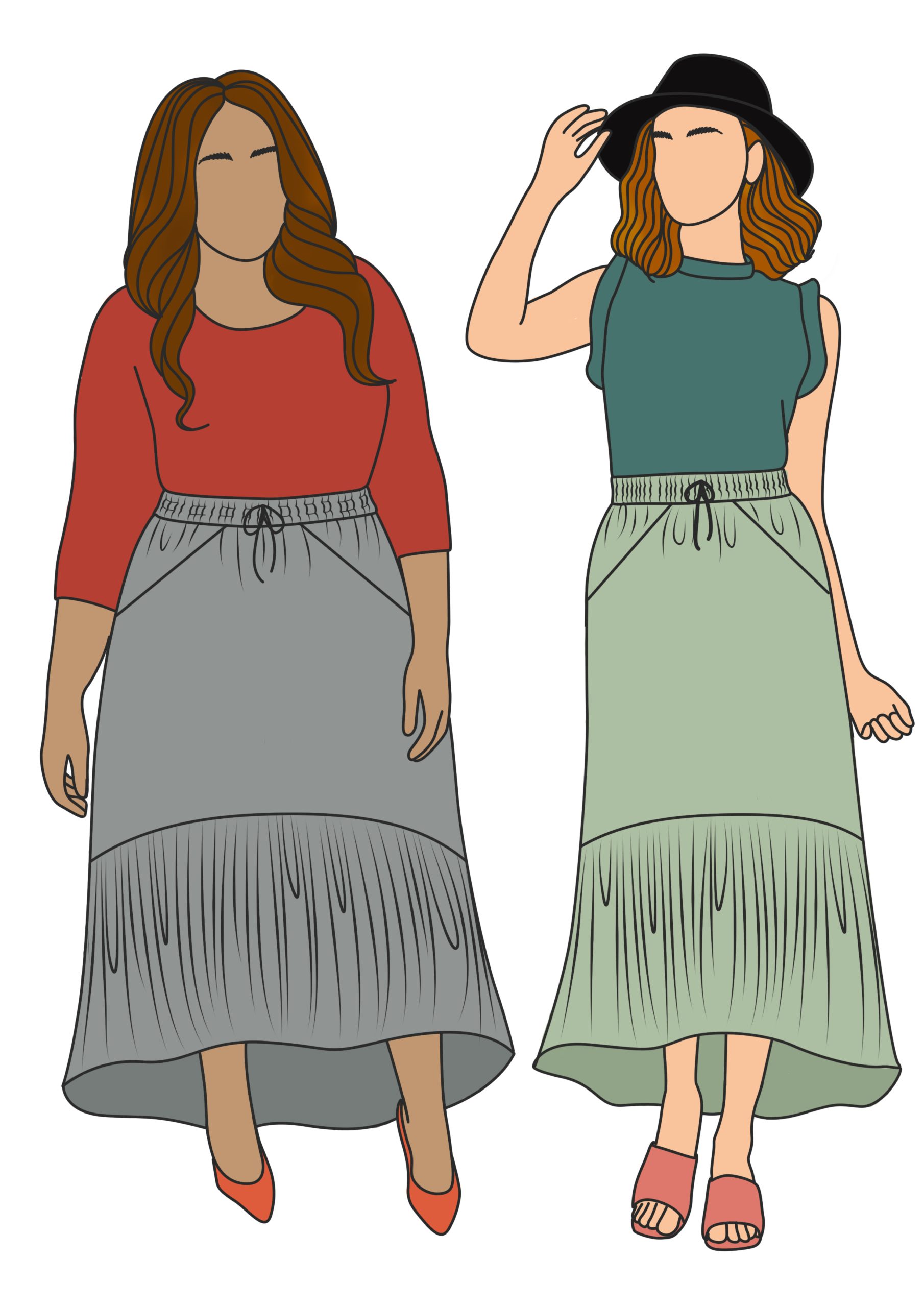 The Patsy Skirt Sewing Pattern by Seamwork
