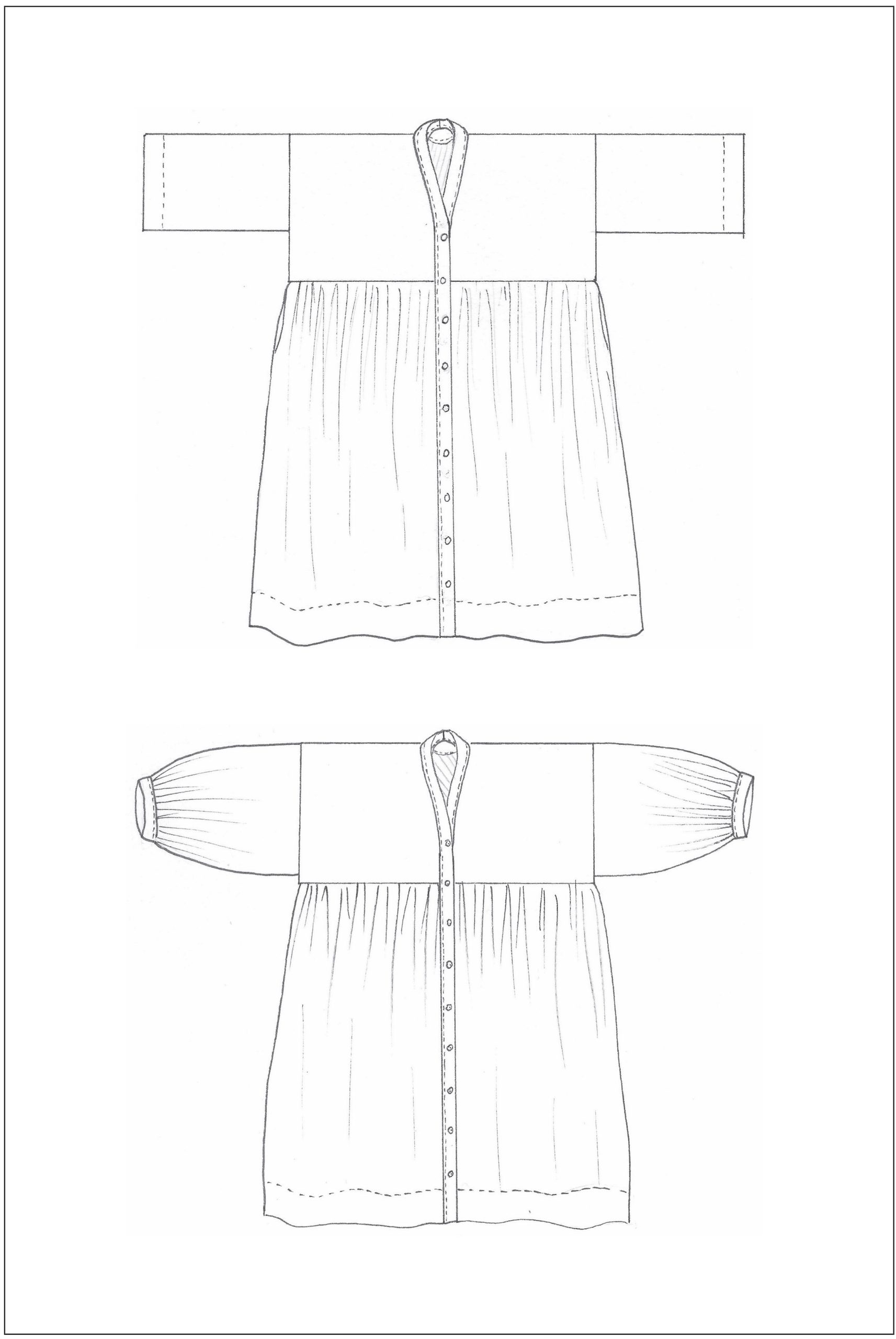 Birgitta Helmersson ZW Gather Dress PDF - The Fold Line