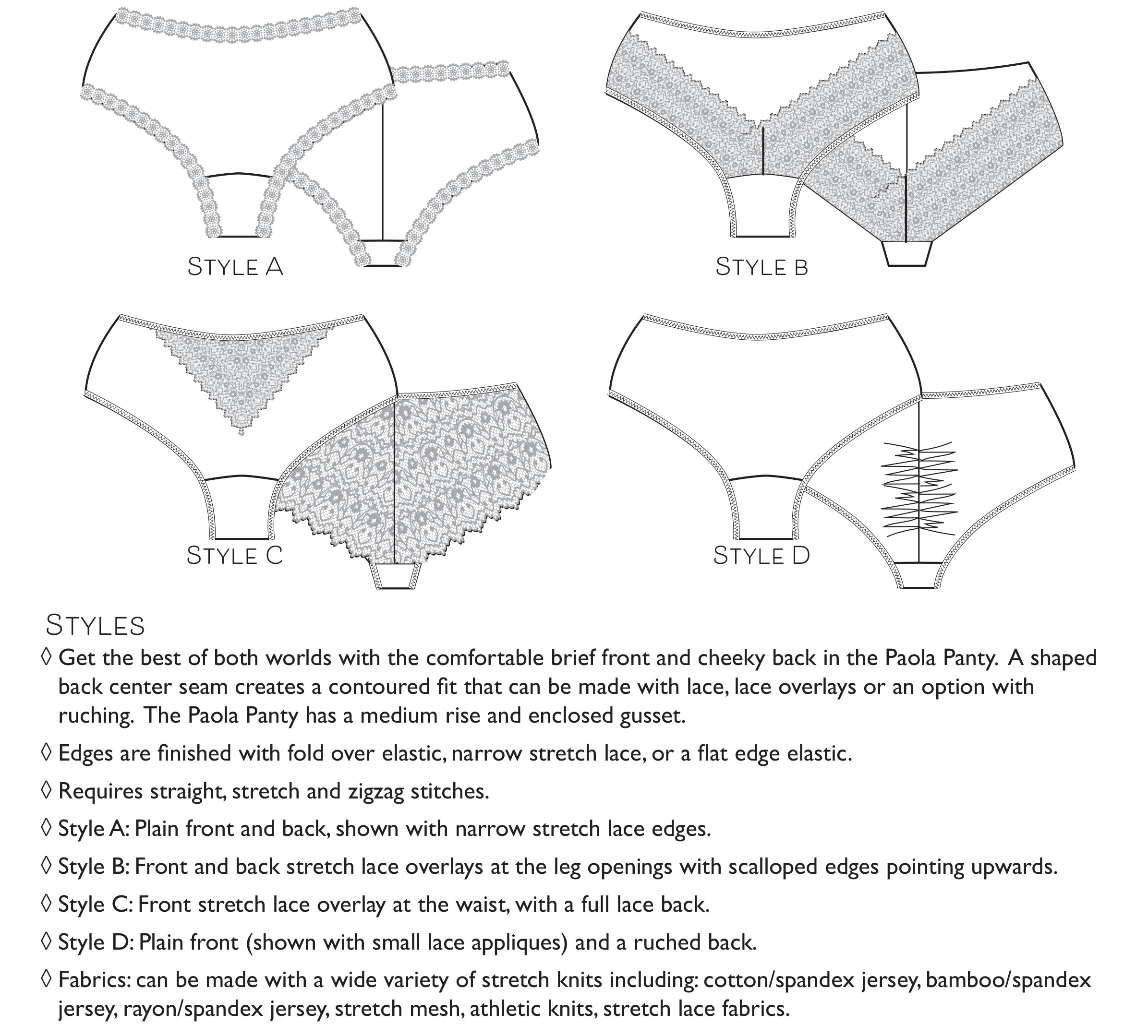 Primrose Dawn Paola Cheeky Panty PDF - The Fold Line
