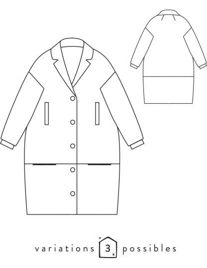Atelier Scämmit Flow Coat or Jacket - The Fold Line