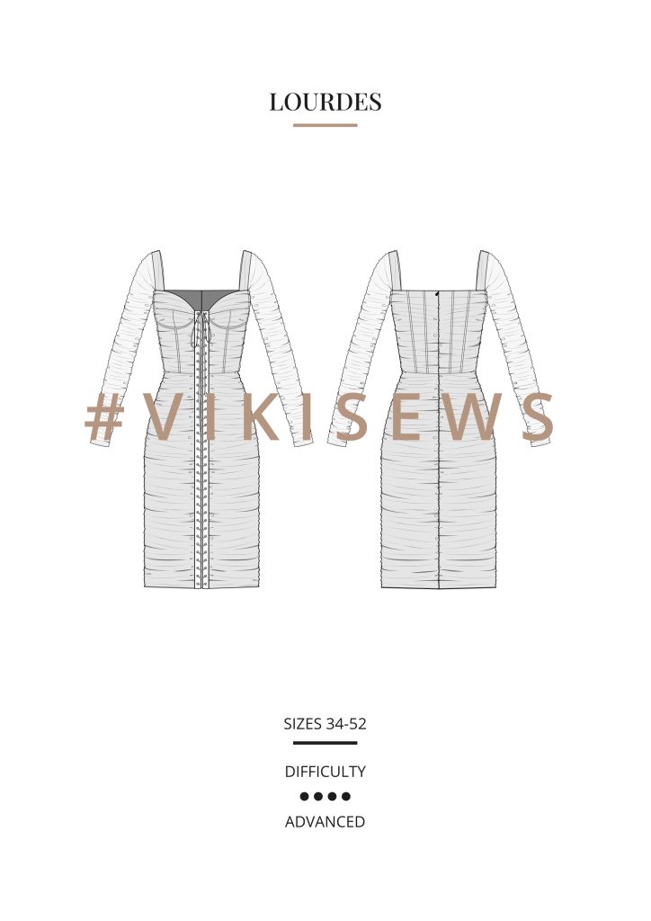 Vikisews Lourdes Dress PDF - The Fold Line