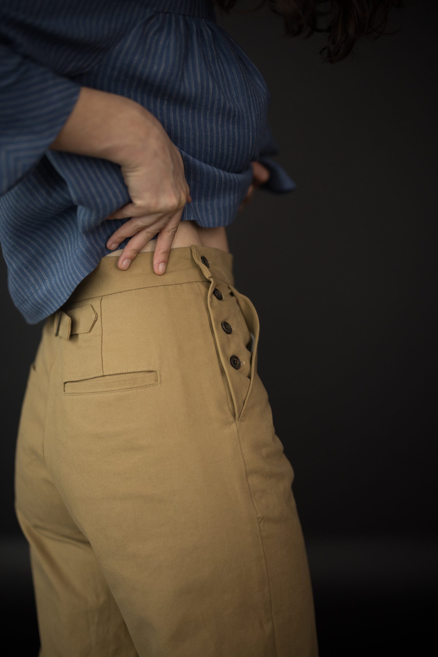 how to sew a back pocket on panttrouser  YouTube