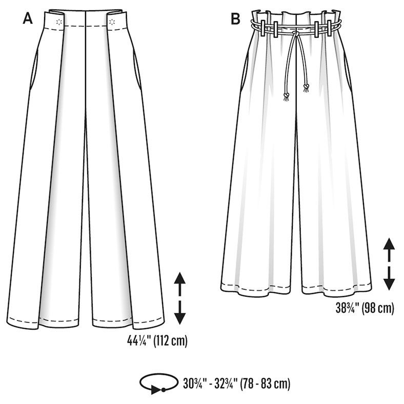 Burda Trousers 6544 - The Fold Line