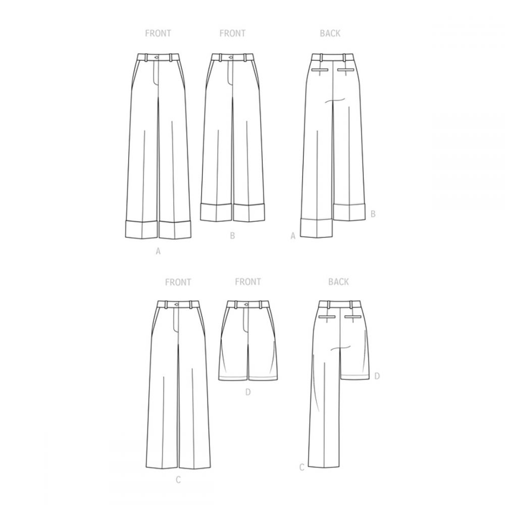 Simplicity Trousers and Shorts S9647 - The Fold Line